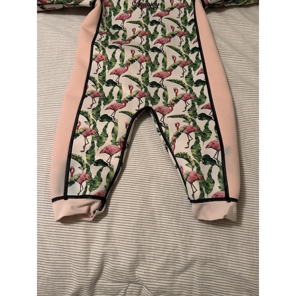 Warmsy Reversable Aquajoy wetsuit baby toddler 24‎ months Flamingo Pink Vacation